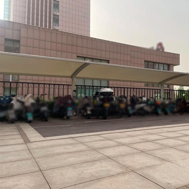 喀什膜结构电动车棚